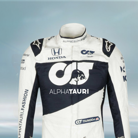 2021 Yuki Tsunoda Race Rookie Season AlphaTauri F1 Suit
