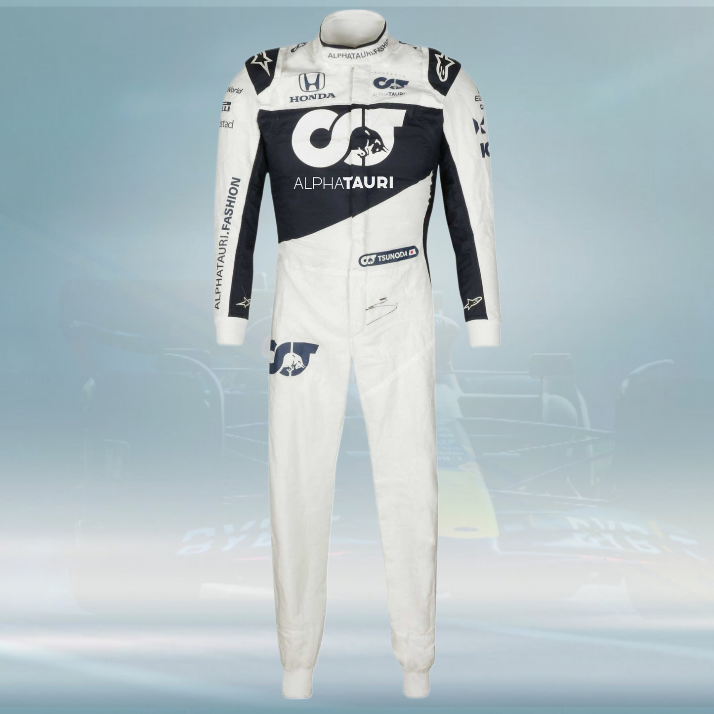 2021 Yuki Tsunoda Race Rookie Season AlphaTauri F1 Suit