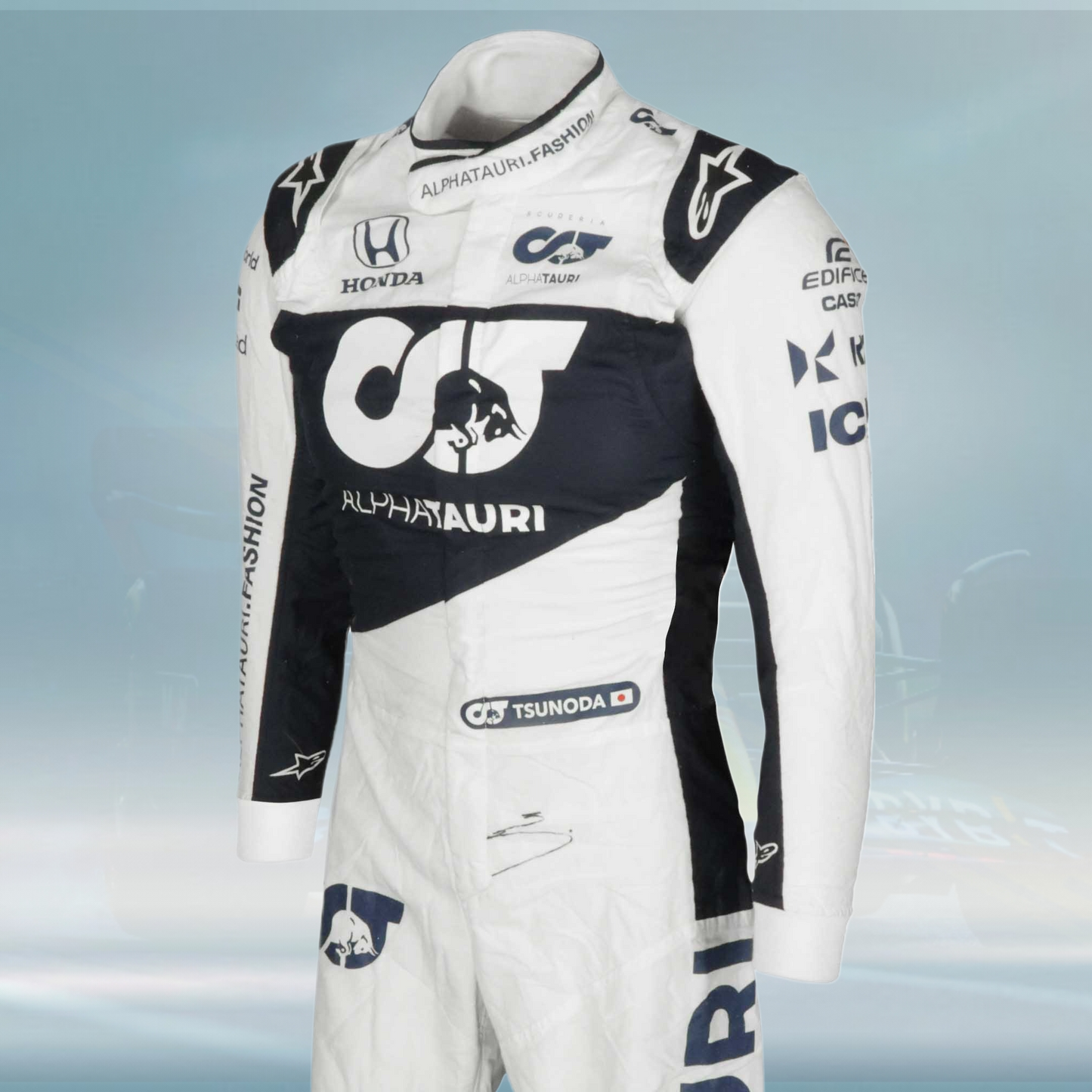 2021 Yuki Tsunoda Race Rookie Season AlphaTauri F1 Suit