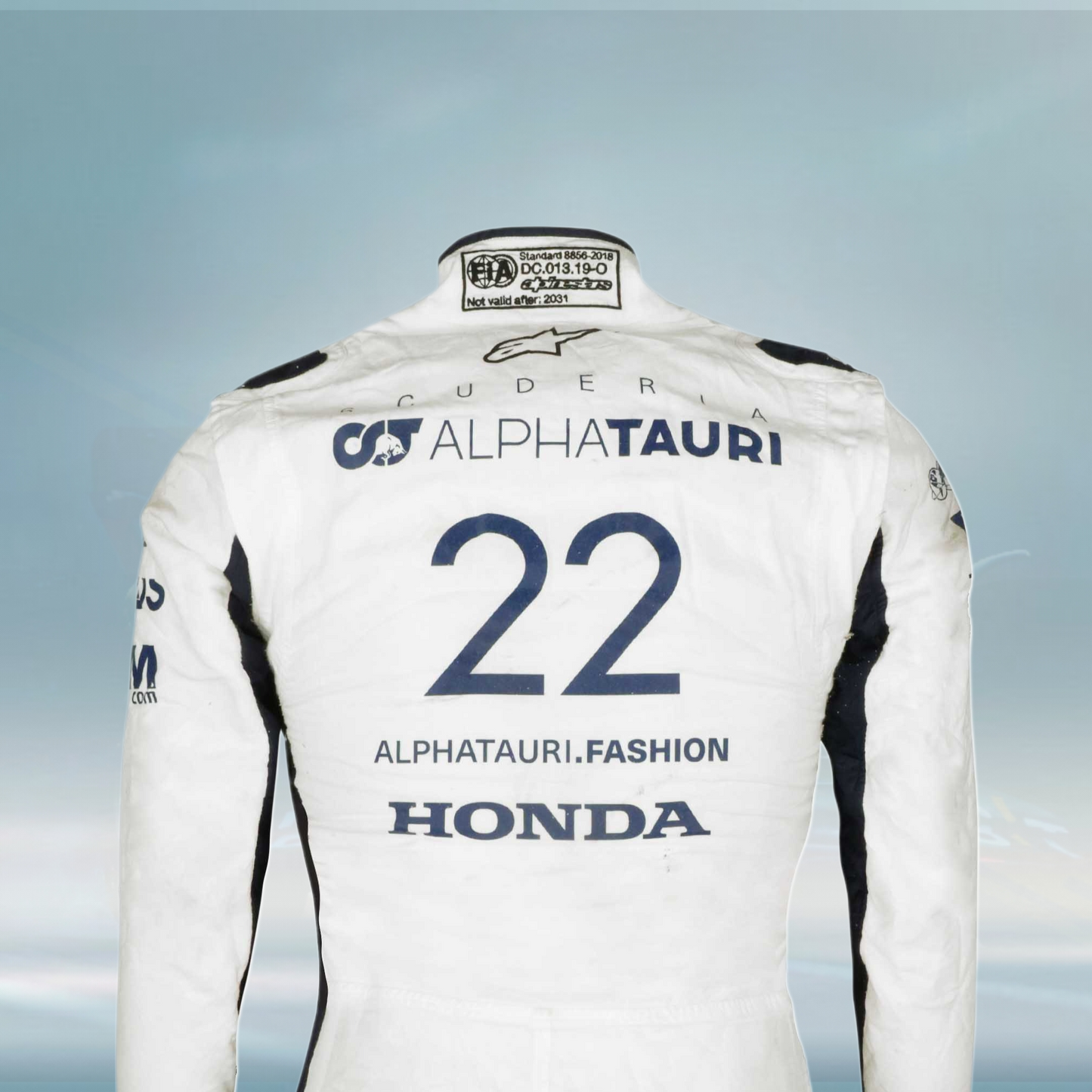 2021 Yuki Tsunoda Race Rookie Season AlphaTauri F1 Suit