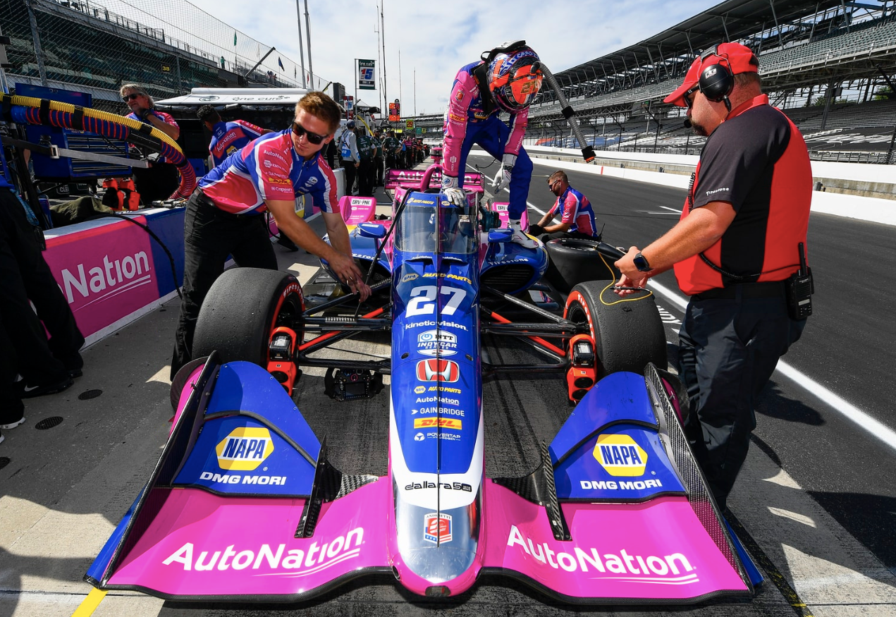 2022 Alexander Rossi Race Winning Gallagher Grand Prix IndyCar Gloves - Rental Sports
