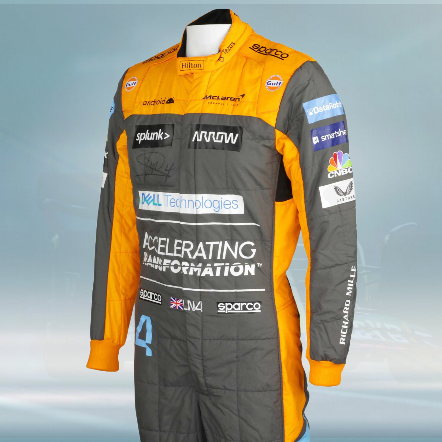 2022 Lando Norris Race McLaren F1 Suit