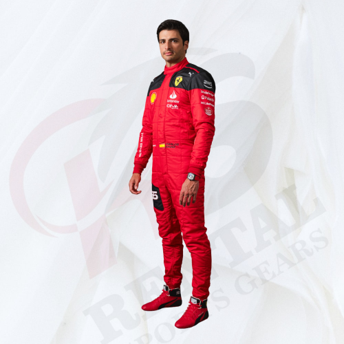 Carlos Saniz 2023 F1 Ferrari Suit Race - Rental Sports