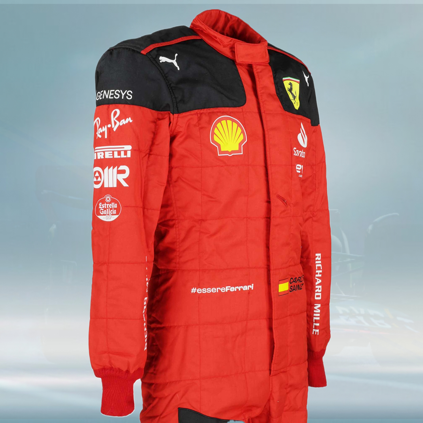 2023 Carlos Sainz Bahrain GP Scuderia Ferrari F1 Suit