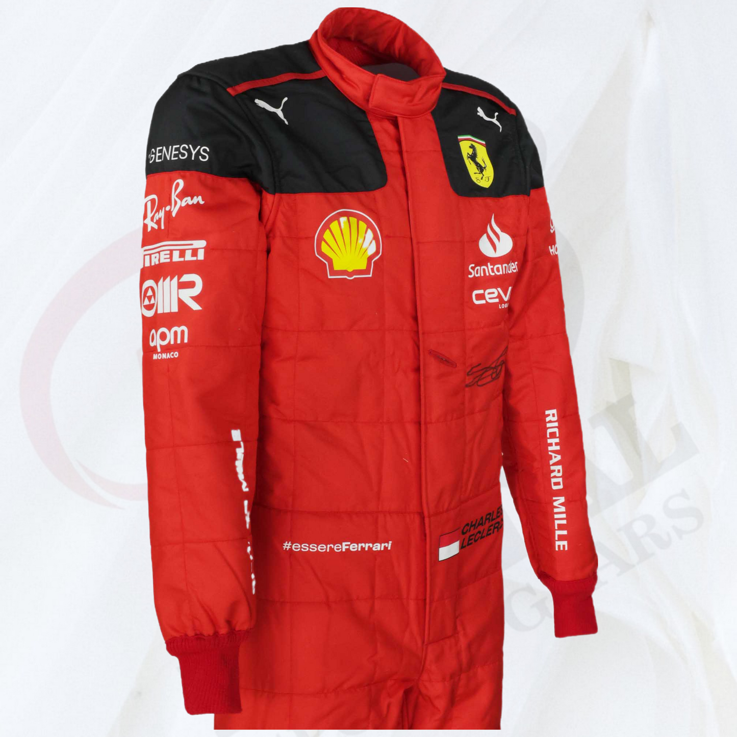2023 Charles Leclerc Race Scuderia Ferrari F1 Suit - Rental Sports