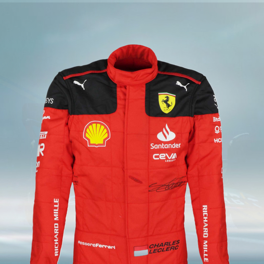 2023 Charles Leclerc Race Scuderia Ferrari F1 Suit