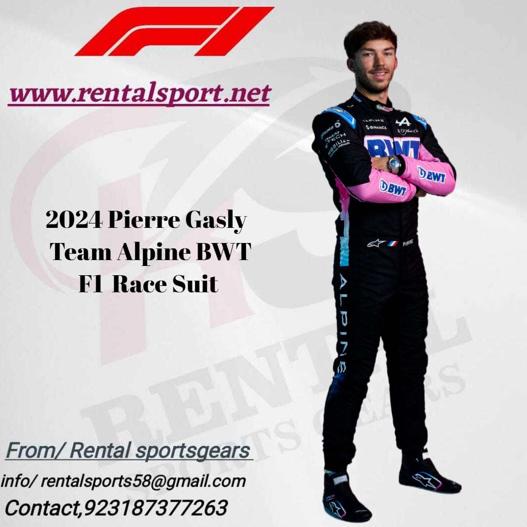 Pierre Gasly 2024 Race F1 Suit BWT Alpine F1 Team - Rental Sports