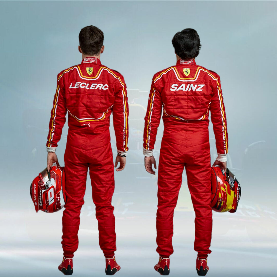 2024 Carlos Sainz Scuderia Ferrari Race Suit F1 - Rental Sports