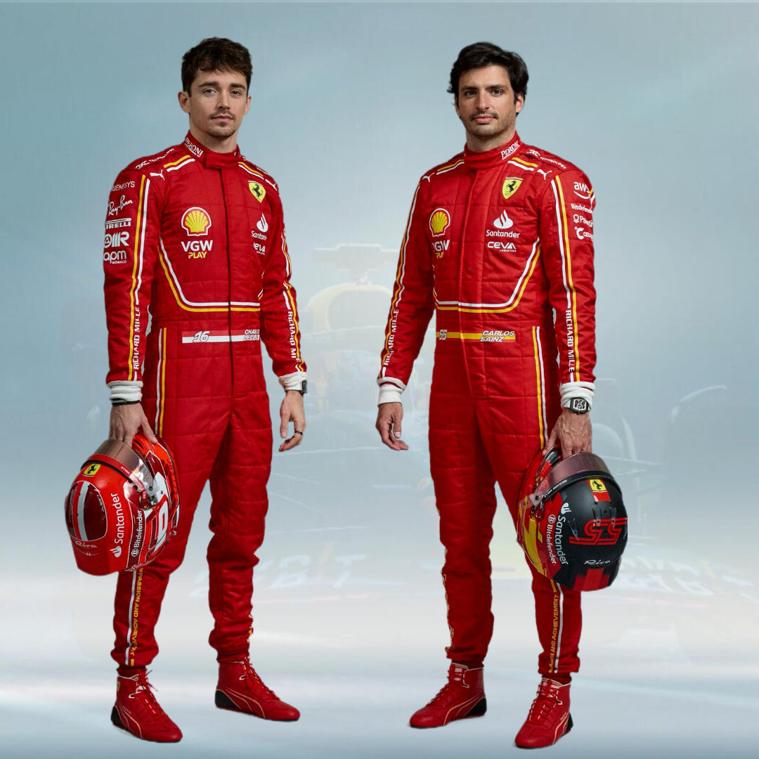 2024 Carlos Sainz Scuderia Ferrari Race Suit F1 - Rental Sports