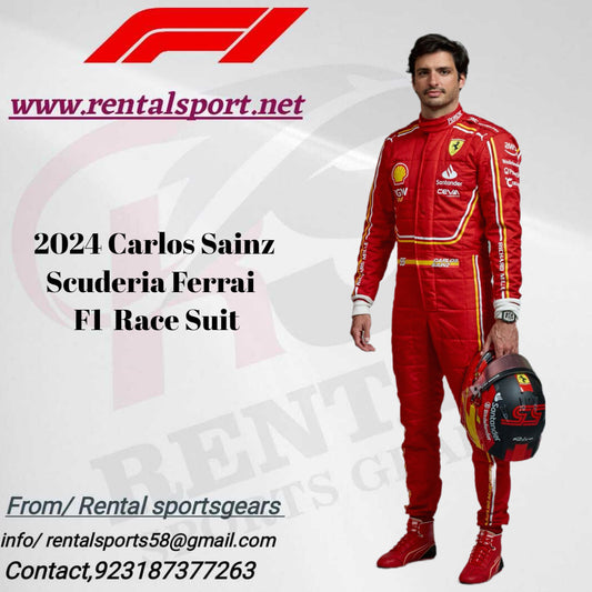 2024 Carlos Sainz Scuderia Ferrari Race Suit F1