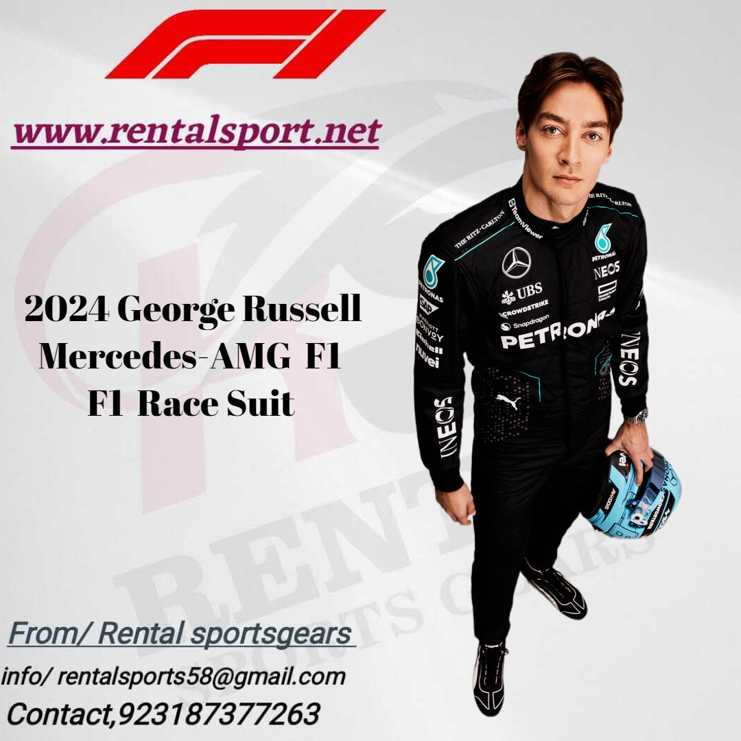 George Russell 2024 Mercedes-AMG F1 Replica Race Suit - Rental Sports