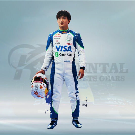 2025 Yuki Tsunoda Visa Cash App RB F1 Racing Suit