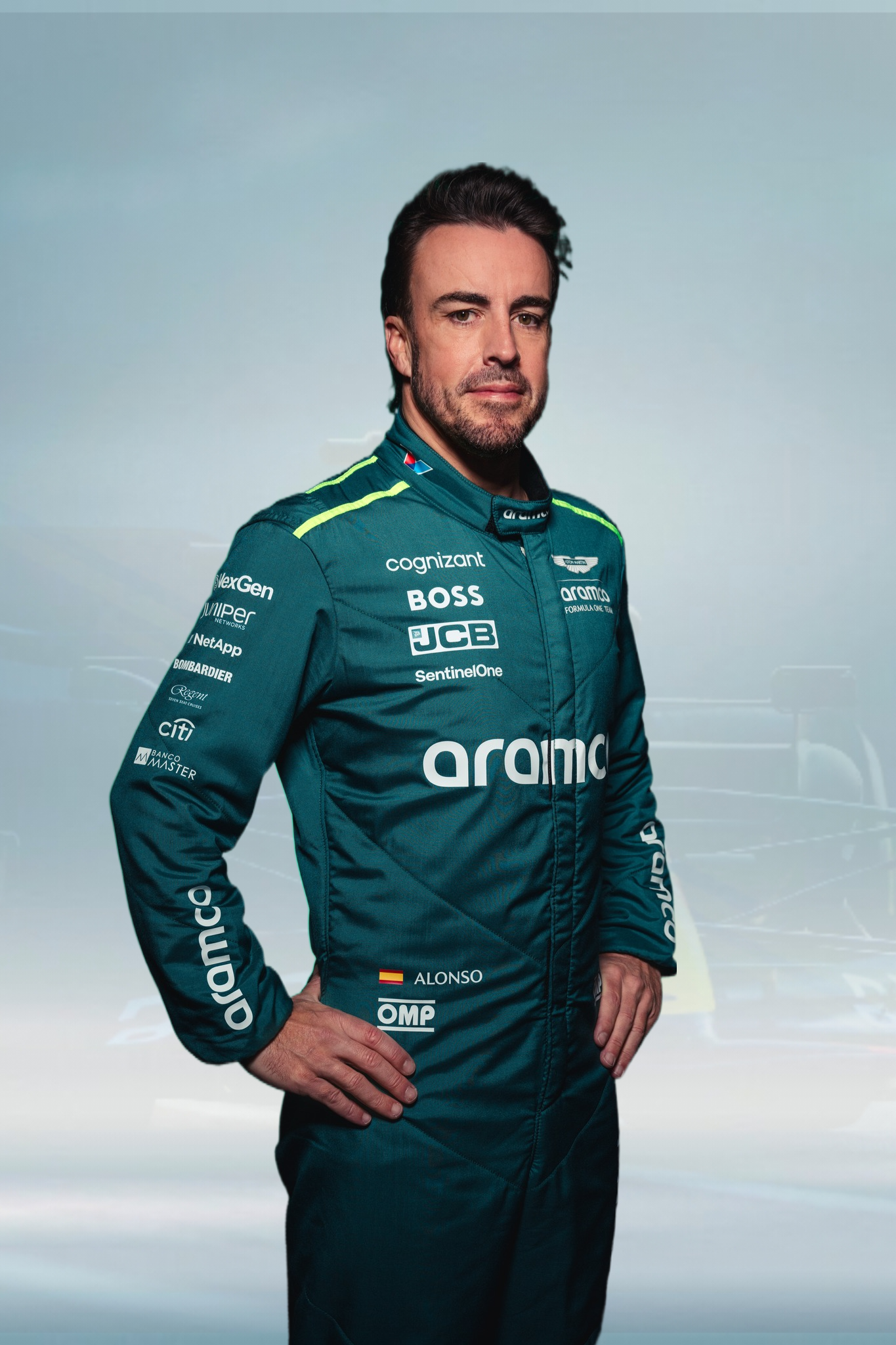 2024 Fernando Alonso Race Suit Aston Martin F1 Racing - Rental Sports