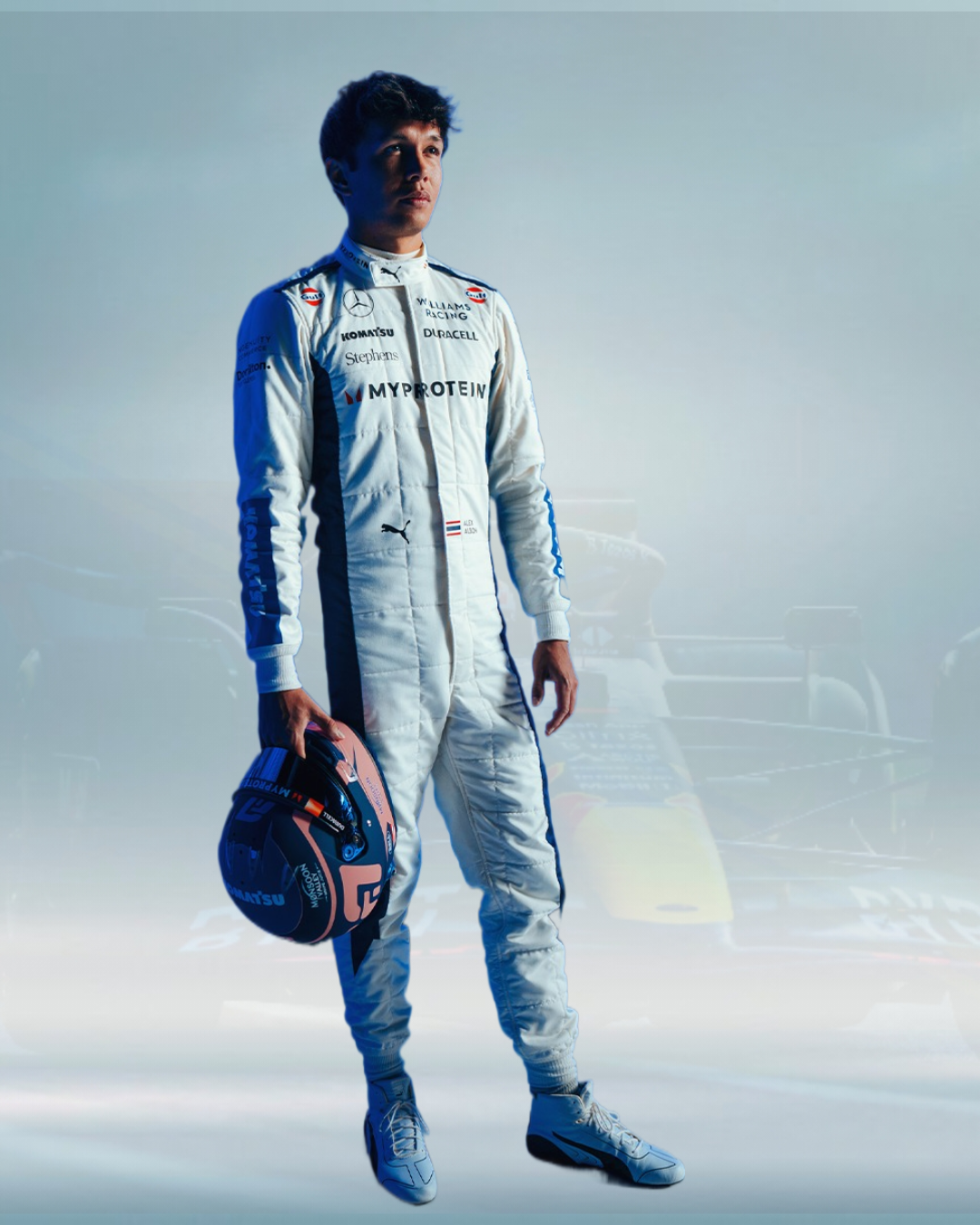F1 Alex albon 2024 Race Suit Williams Racing - Rental Sports
