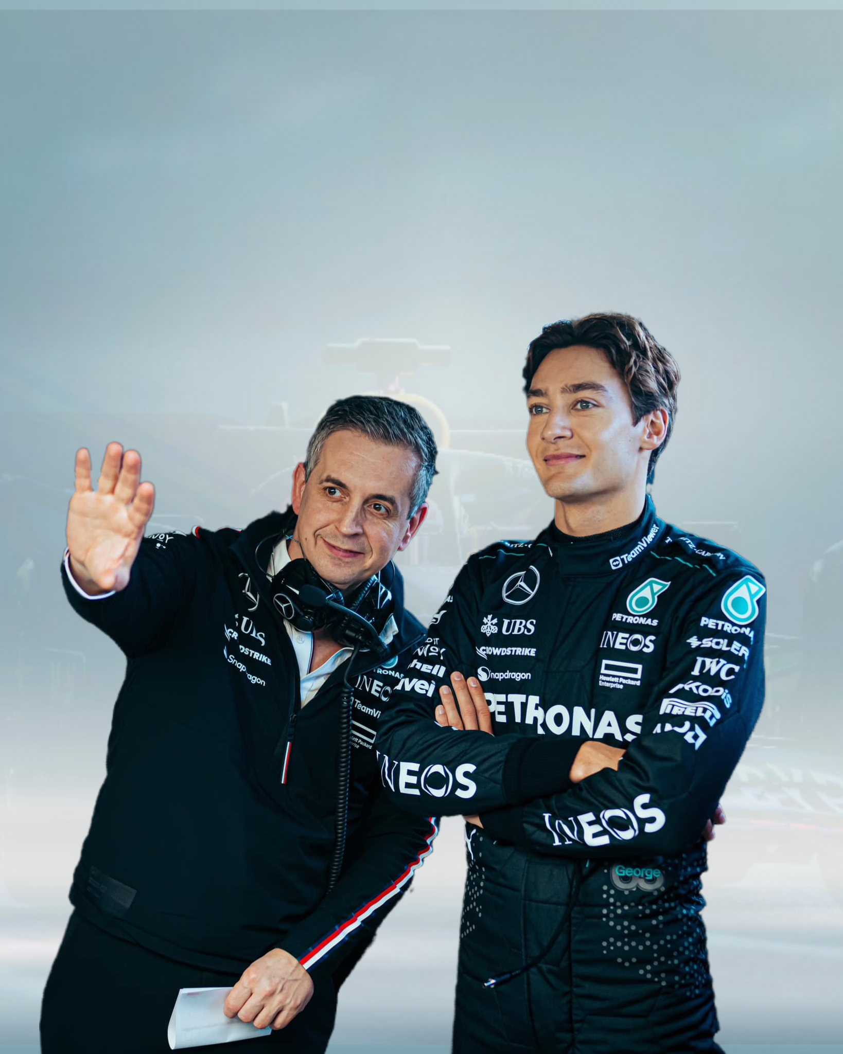 George Russell 2024 Mercedes-AMG F1 Replica Race Suit