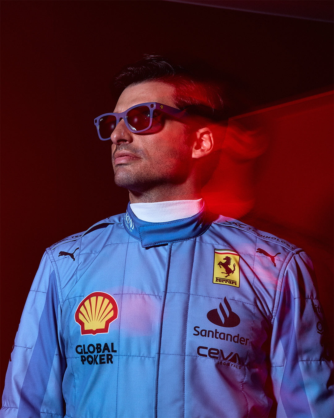 2024 Carlos Sainz F1 Ferrari Miami GP Race suit - Rental Sports