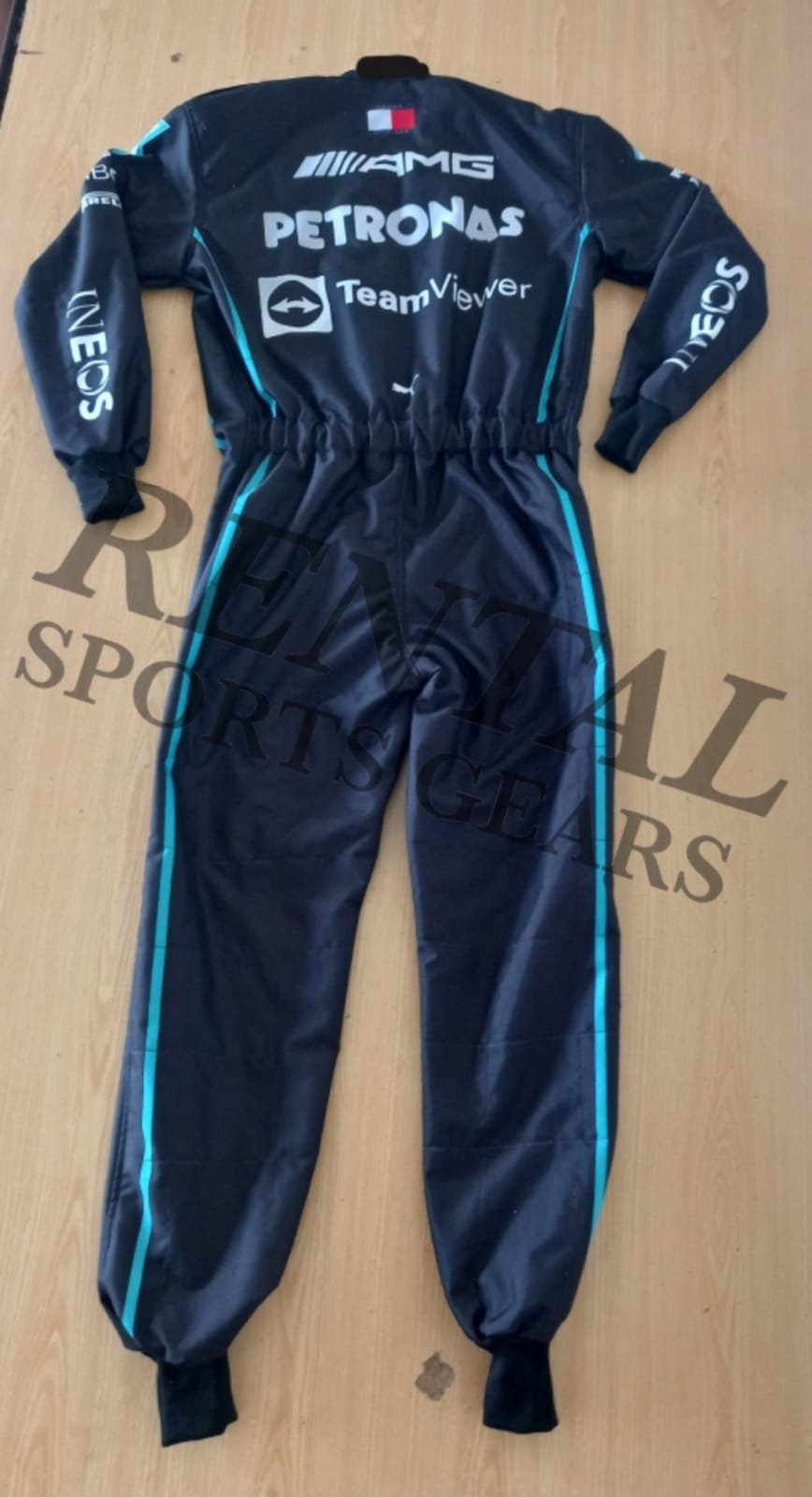 F1 Lewis Hamilton Mercedes AMG 2022 Race Suit / F1 Mercedes AMG Race Suit - Rental Sports