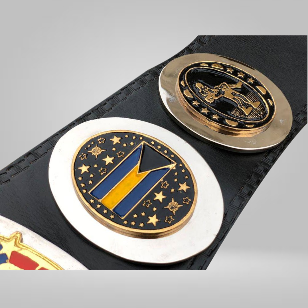 NWA Bahamas Bahamian Heavyweight Wrestling Champion Belt Islands Florida Championship - Rental Sports