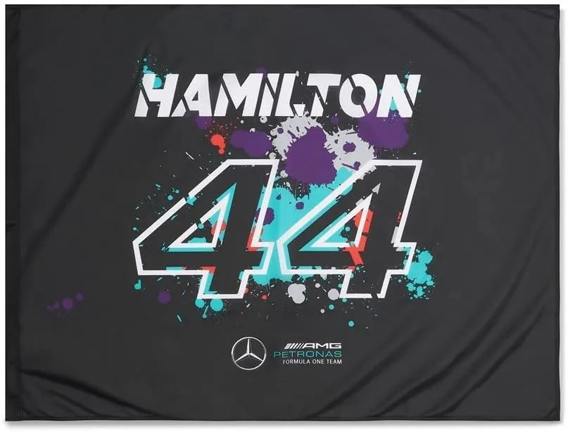 Mercedes AMG Petronas Formula One Team Lewis Hamilton Flag - Rental Sports
