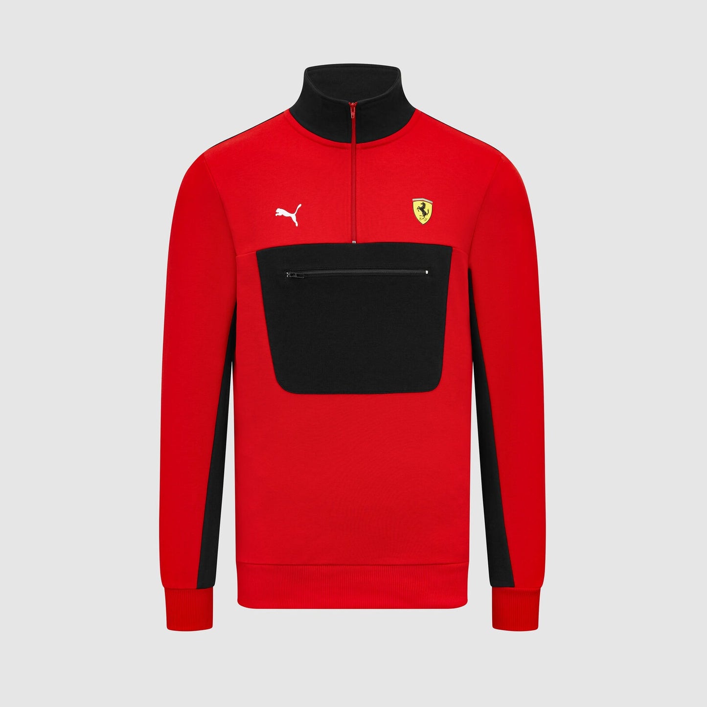 Scuderia Ferrari F1 Logo 1/4 Zip Sweater - Rental Sports