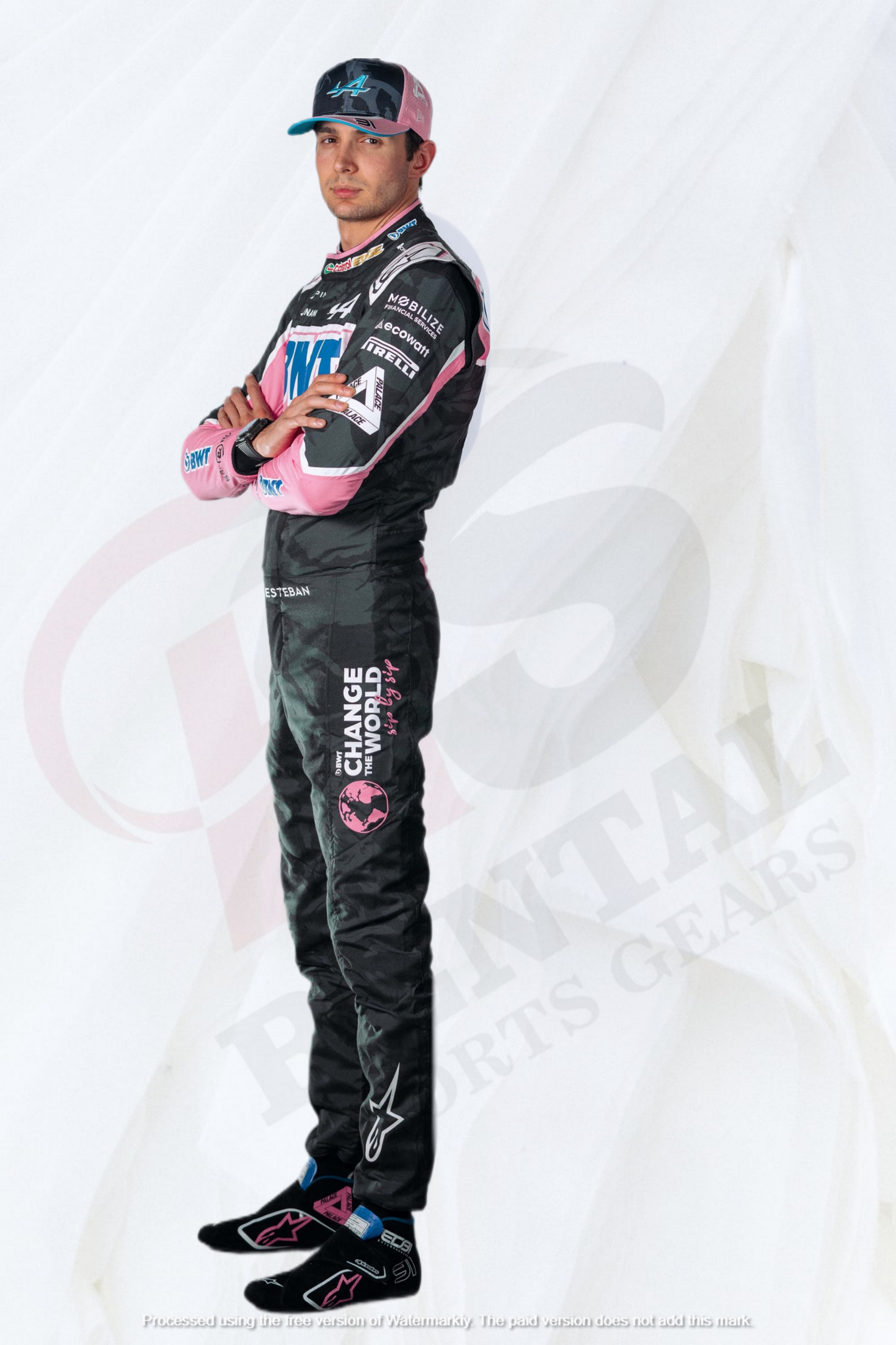 2023 Las Legas GP Esteban Ocon F1 Race Suit Team Apline - Rental Sports