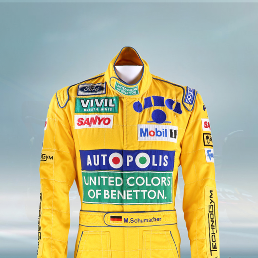 1992 Michael Schumacher German GP Benetton F1 Suit