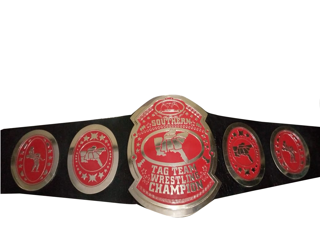 AWA Southern Tag Team Wrestling Champion Belt Ohio Valley Wrestling WWF American