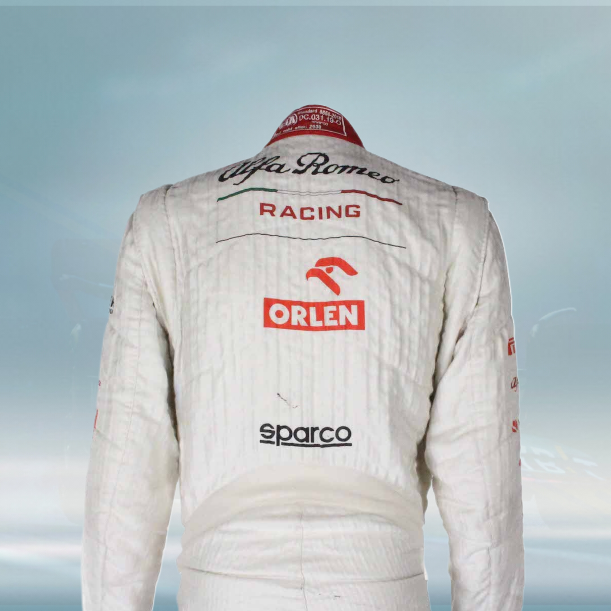 2021 Antonio Giovinazzi Race Alfa Romeo Orlen F1 Suit