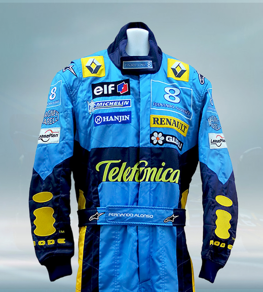 2004 Fernando Alonso Mild Seven Renault F1 Display Suit