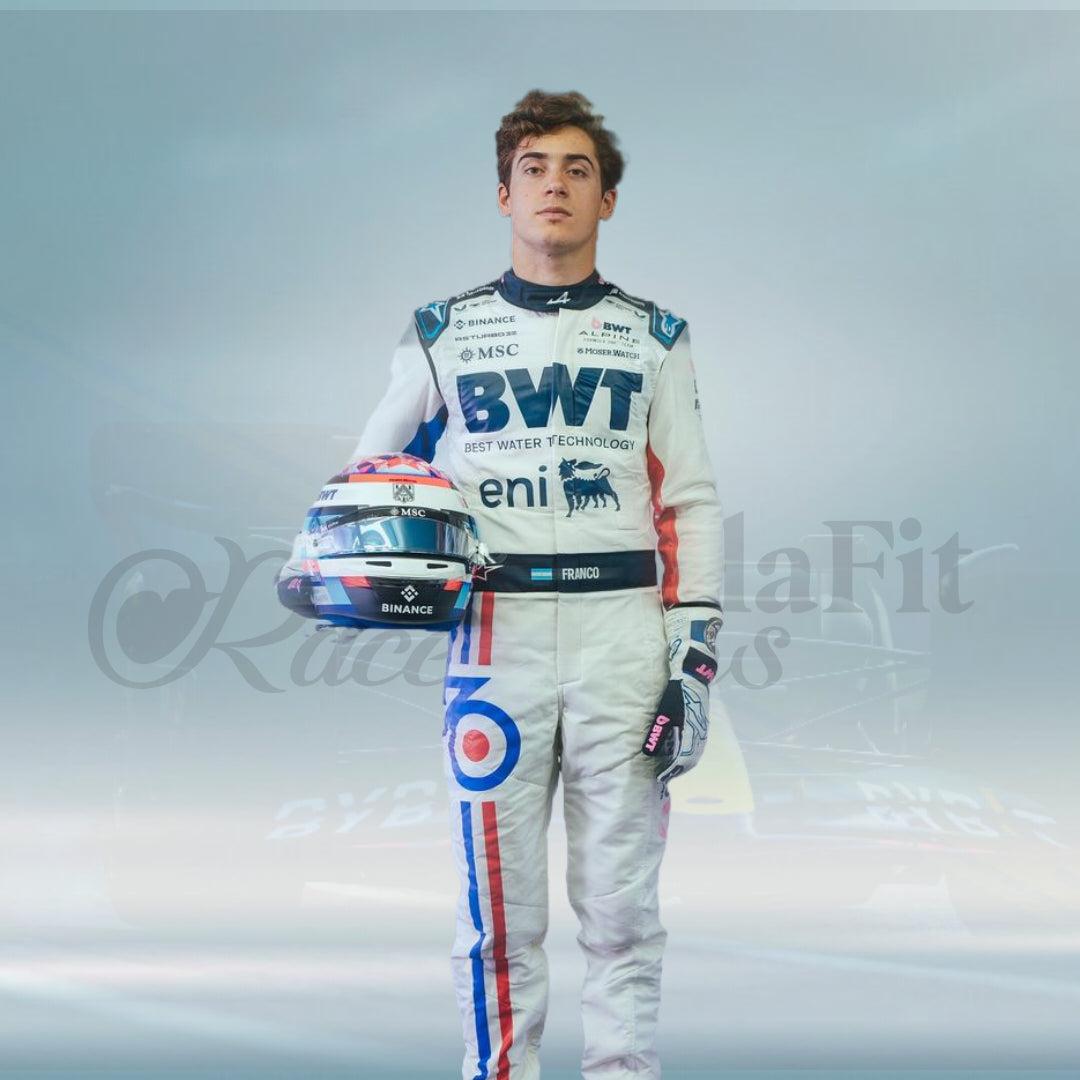 franco colapinto F1 2025 spanish gp Race Suit Alpine Team