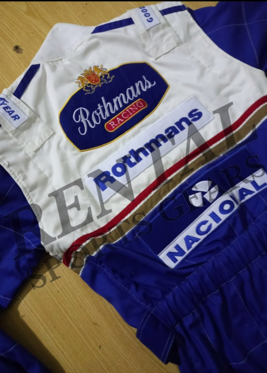 Ayrton Senna Rothmans 1994 racing suit / Team Williams F1 Rothmans - Rental Sports