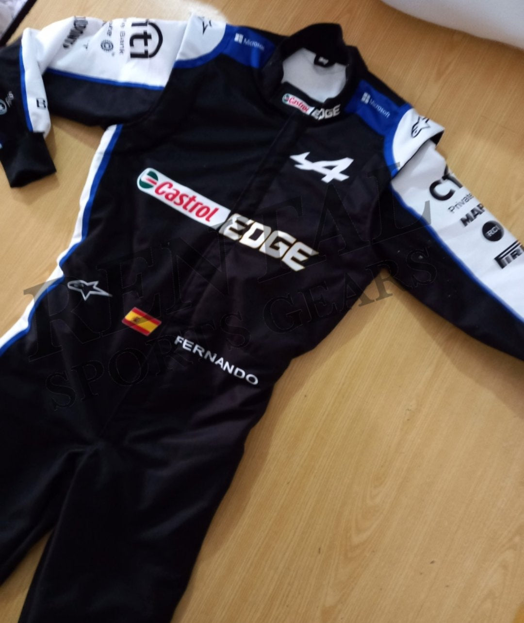 Fernando Alonso Team Alpine 2021 Race Suit / Alpine Formula 1 suit - Rental Sports