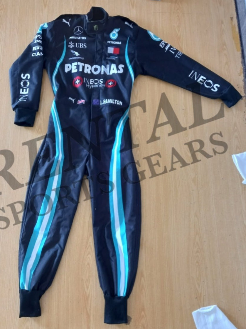 Lewis Hamilton Mercedes AMG 2020 Race Suit / F1 ineos hygienics Race Suit - Rental Sports