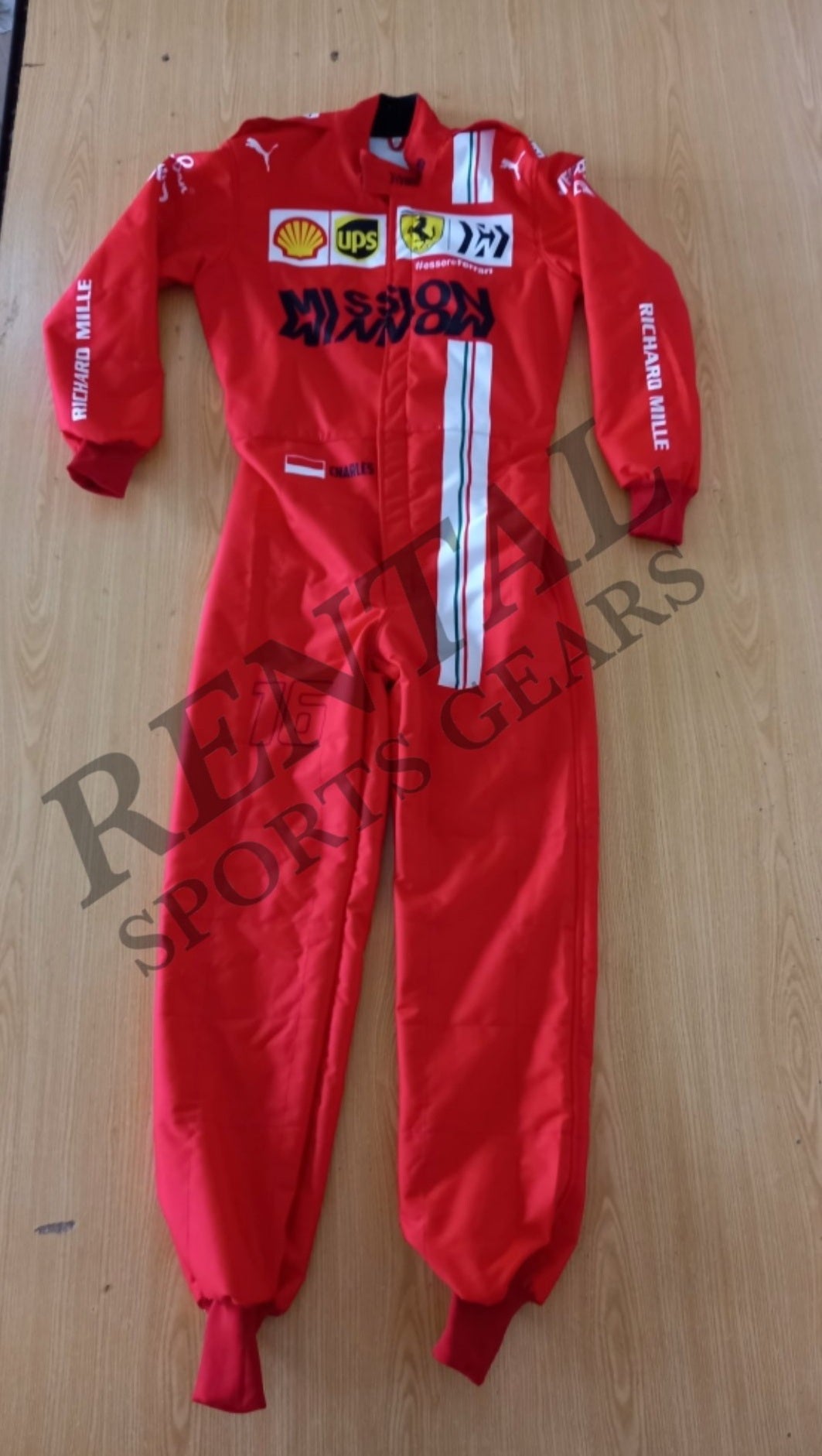 Charles Leclerc 2021 Ferrari Race Suit | F1 Ferrari Race Suit - Rental Sports