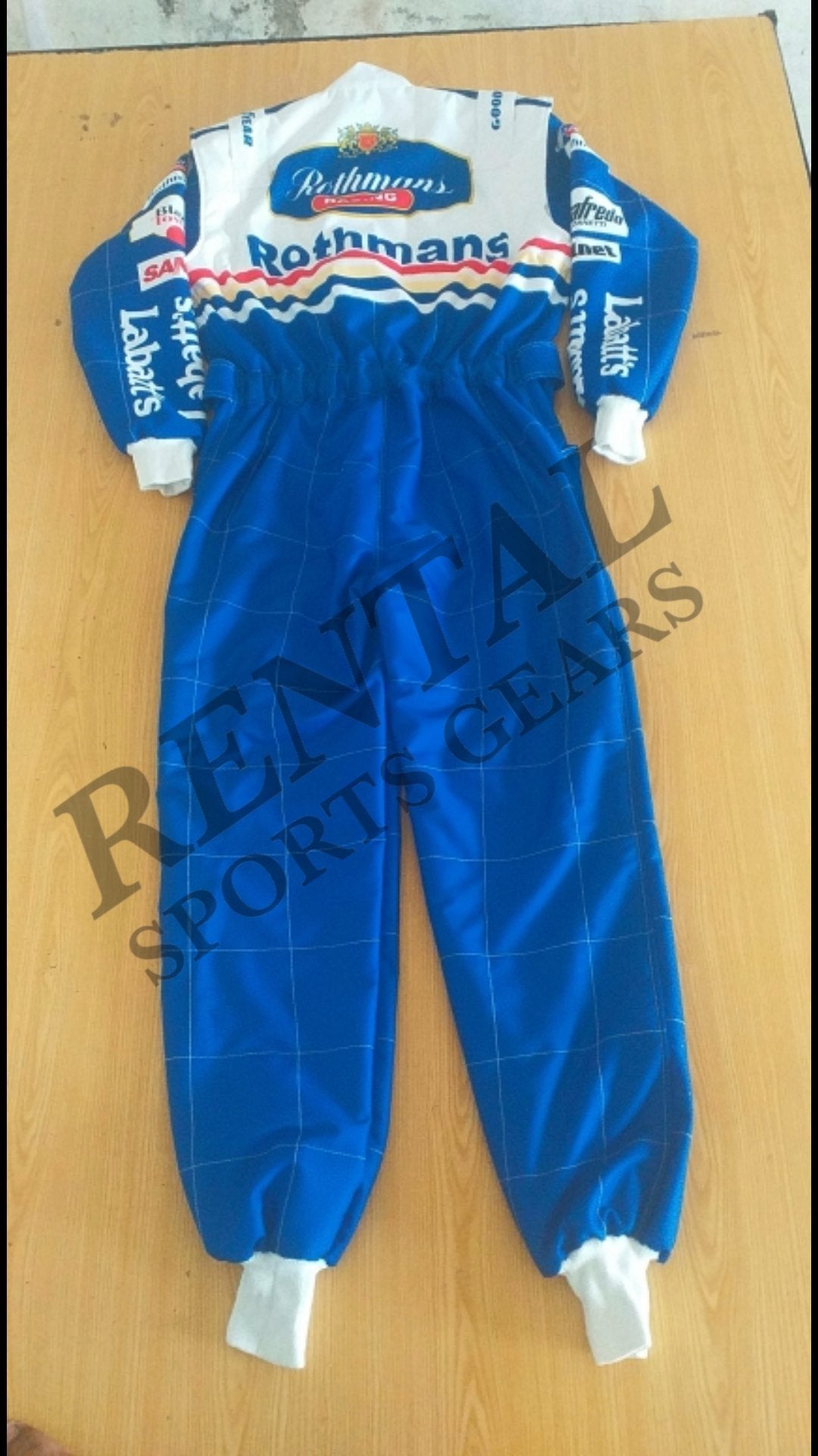 Damon Hill's 1996 Rothmans F1 race suit - Rothmans Williams Renault F1 Suit - Rental Sports