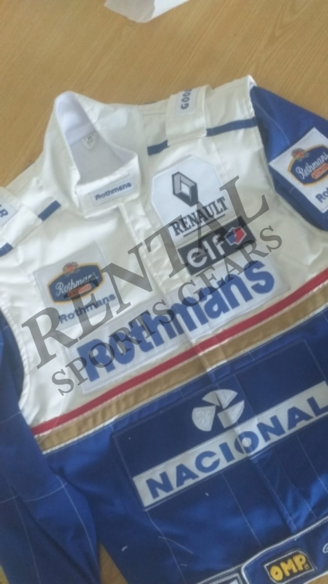 Ayrton Senna 1994 racing Jacket / Team Williams F1 Rothmans - Rental Sports