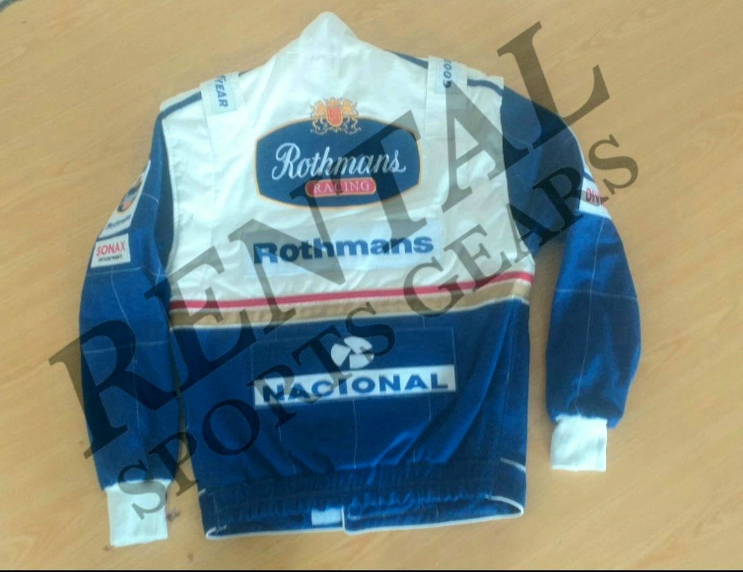 Ayrton Senna 1994 racing Jacket / Team Williams F1 Rothmans - Rental Sports