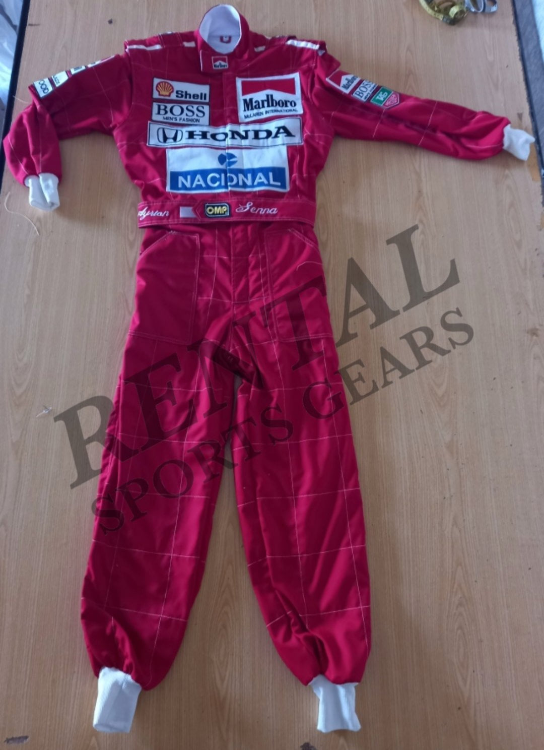 Ayrton Senna 1991 Marlboro Race Suit F1 - F1 Replica Embroidery Race Suit - Rental Sports