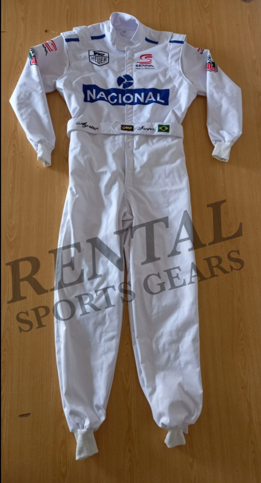 F1 Ayrton Senna 1993 Suit Masters Paris Bercy | F1 Replica Race Suit - Rental Sports