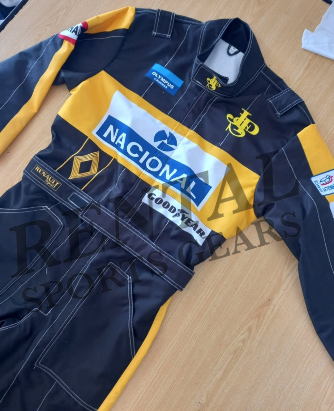 Ayrton senna JPS Nacional 1985 Race Suit f1 | F1 Replica Race Suit - Rental Sports