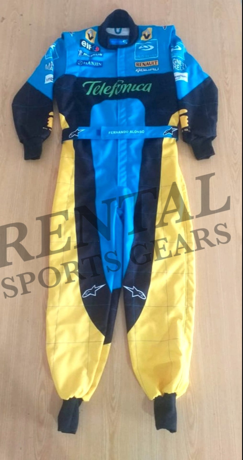 Fernando Alonso 2006 Racing Suit F1 replica / Renault F1 - Rental Sports