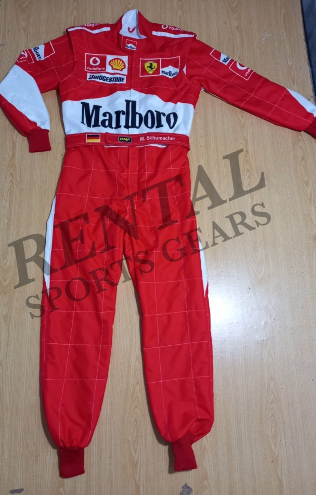 Michael Schumacher 2005 Race Suit F1 Marino GP | F1 Replica Race Suit - Rental Sports