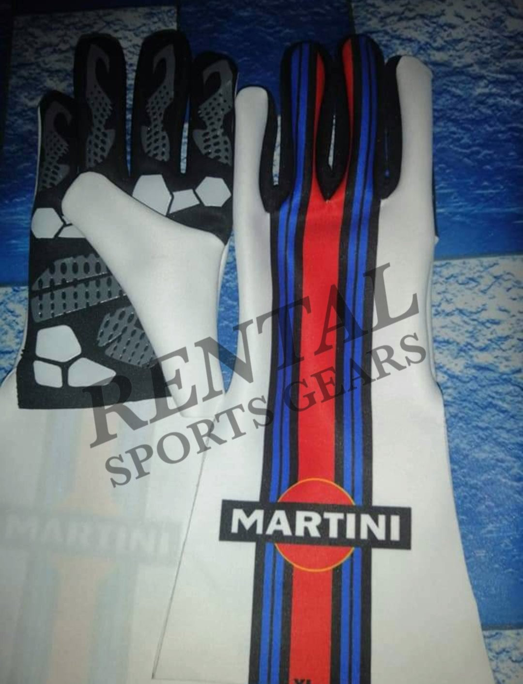 Martini MotorSports 2020 F1 Race Gloves- F1 Replica Gloves - Rental Sports