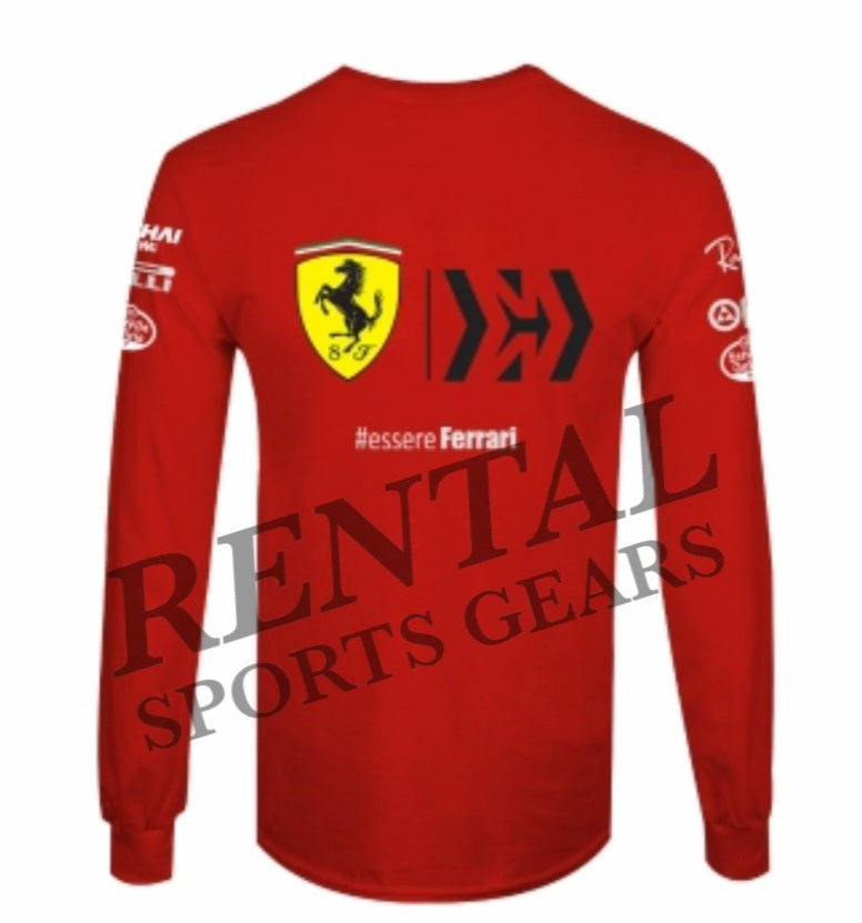 2021 Carlos Sainz Race Scuderia Ferrari F1 Shirt - Rental Sports