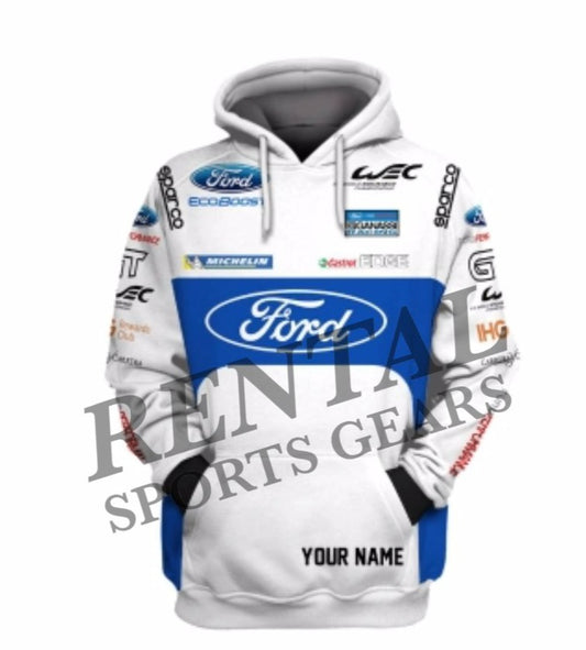 2017 Andy Priaulx Race F1 Hoodie - Ford GT Chip Ganassi Racing Le Mans Hoodie