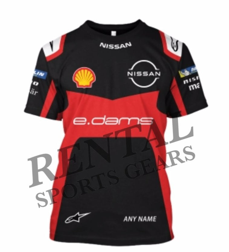 Formula E Nissan E.Dams Racing Personalized Race Shirt - Rental Sports