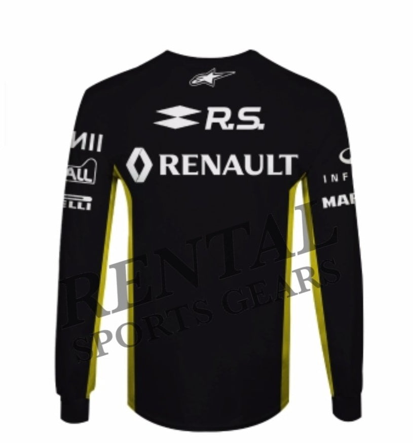 2018 Carlos Sainz Race Used Renault F1 Race Shirt - Rental Sports