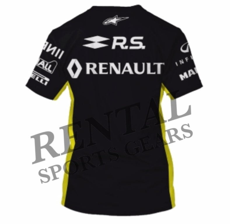 2018 Carlos Sainz Race Used Renault F1 Race Shirt - Rental Sports