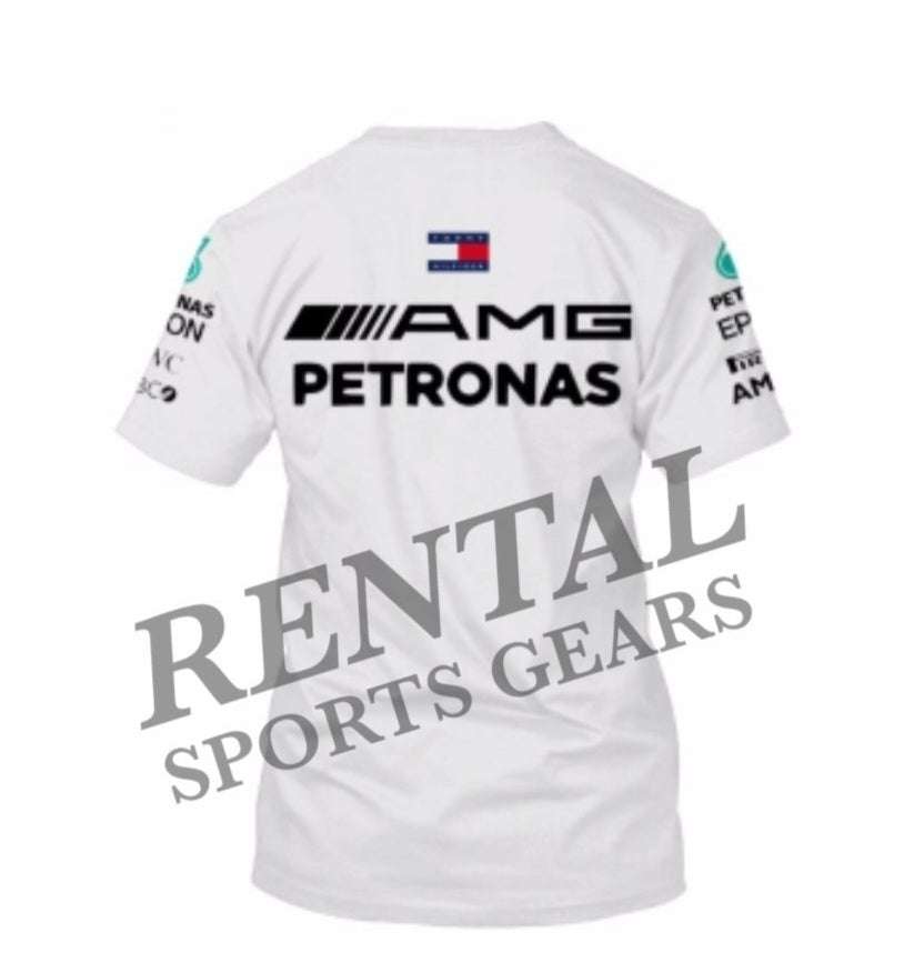Lewis Hamilton 2019 Mercedes AMG F1 replica Racing Shirt - Rental Sports