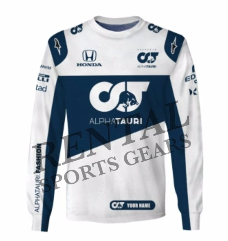 Scuderia Alpha Tauri 2020 Karting Shirt Gasly F1 Race Shirt - Rental Sports